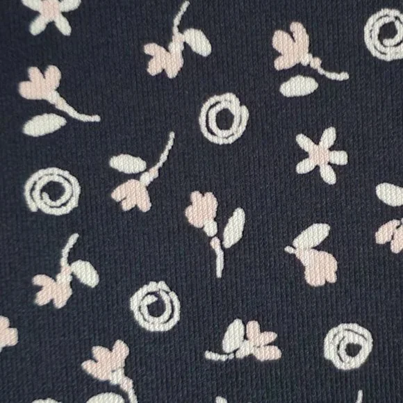 Petite Sophisticate Floral Scoop Neck Shell/Tank Top | NWOT | XSP | Navy Pink WH - Picture 11 of 11